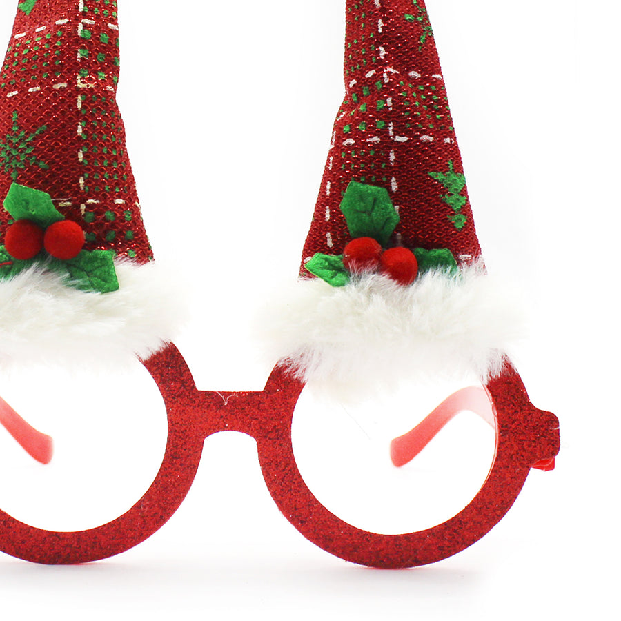 Christmas Elf Hat Party Glasses