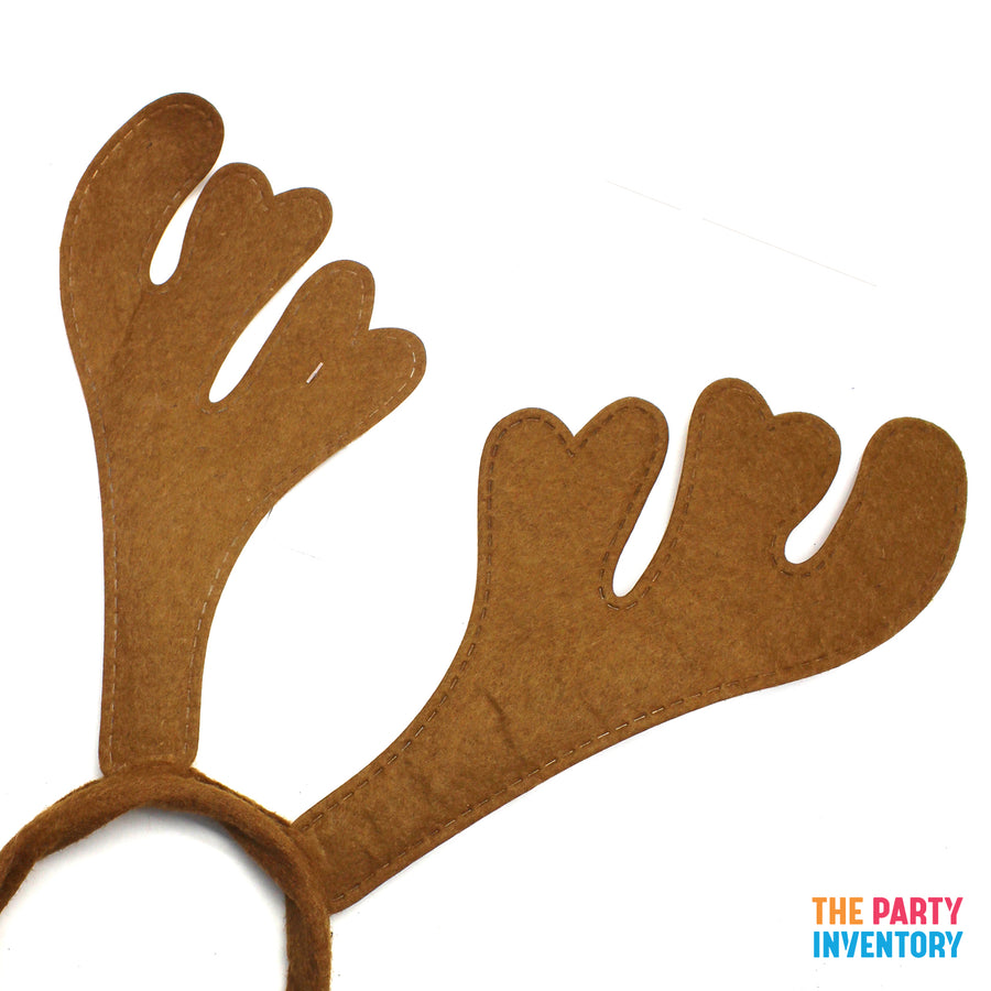 Brown Reindeer Christmas Headband