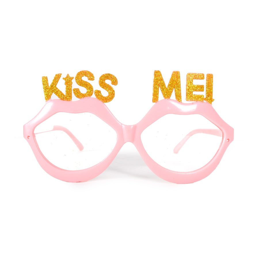 Kiss Me Party Glasses