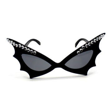 Diamanté Bat Wing Party Glasses