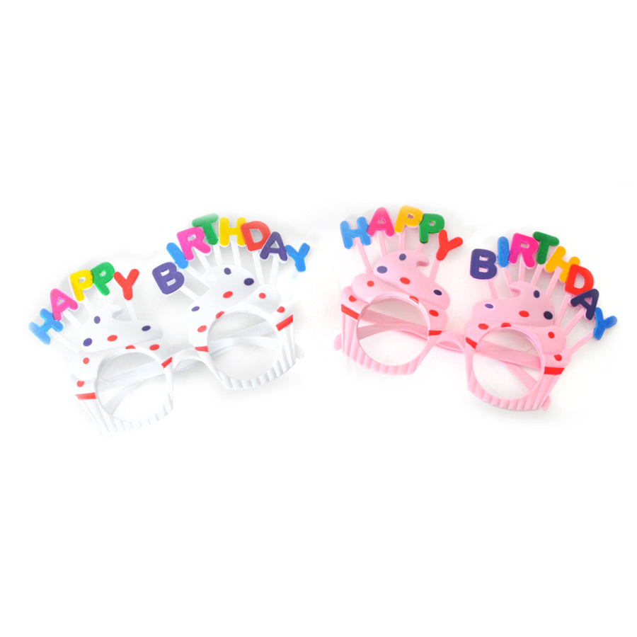 Happy Birthday Cupcake Party Glasses