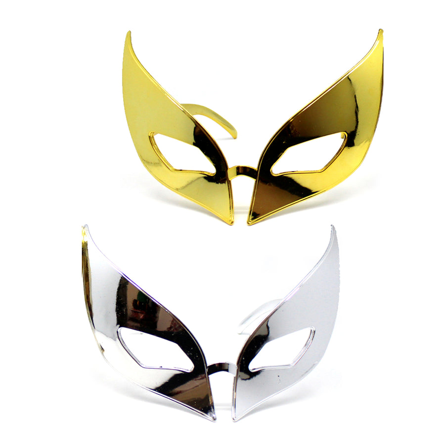 Metallic Fox Mask Party Glasses