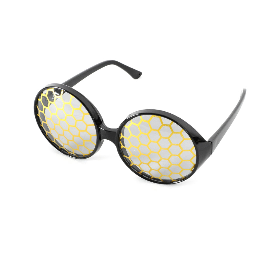 Honeycomb Bug Eyes Party Glasses