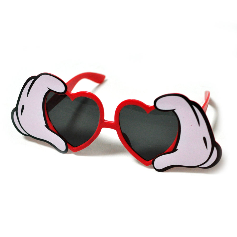 Heart with Hands Party Glasses