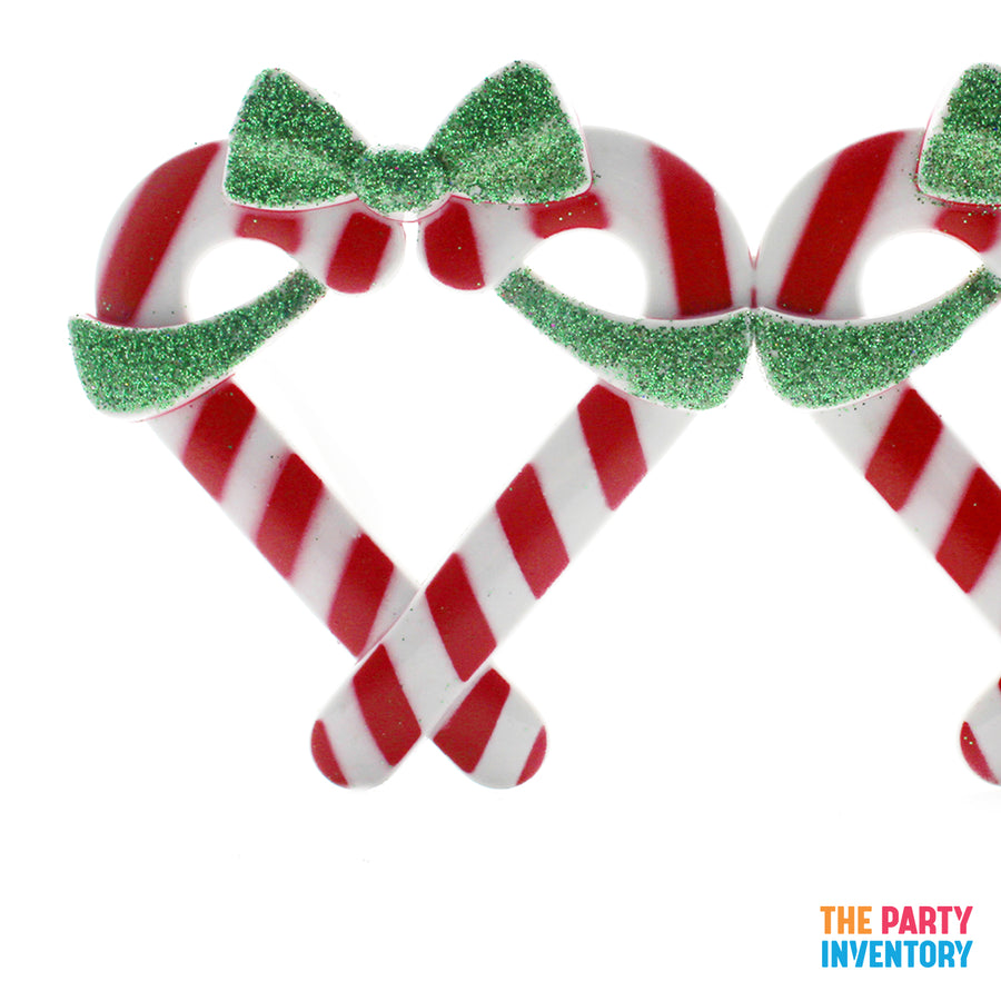 Christmas Candy Cane Party Glasses