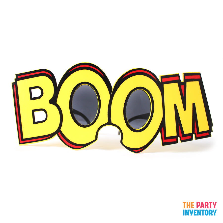 BOOM Comic Party Glasses