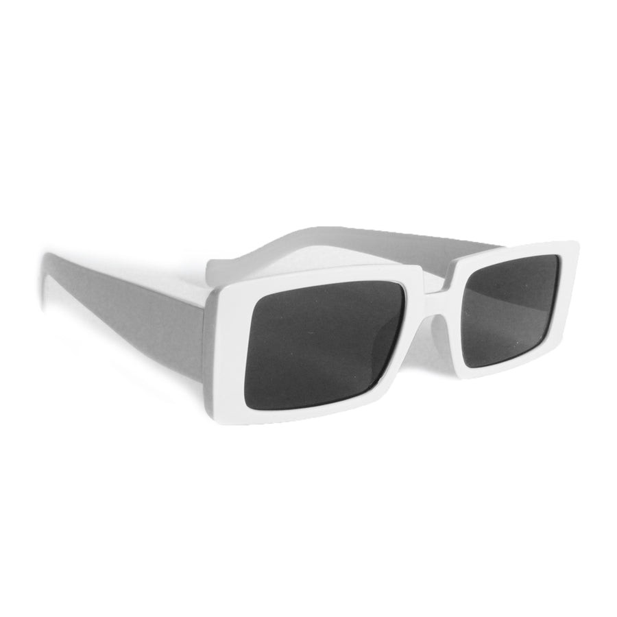 White Square Framed Party Glasses