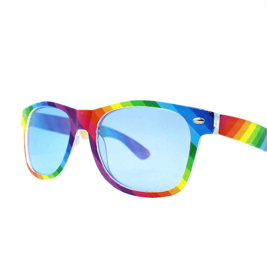 Rainbow Stripe Wayfarers