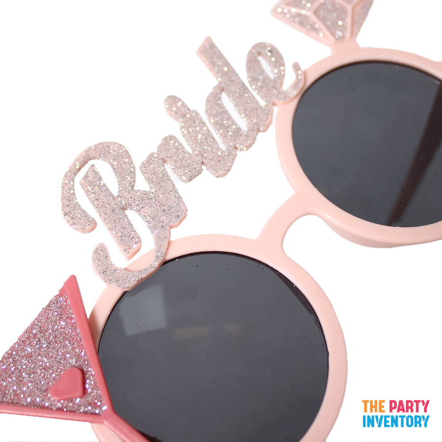 Glitter Bride Party Glasses