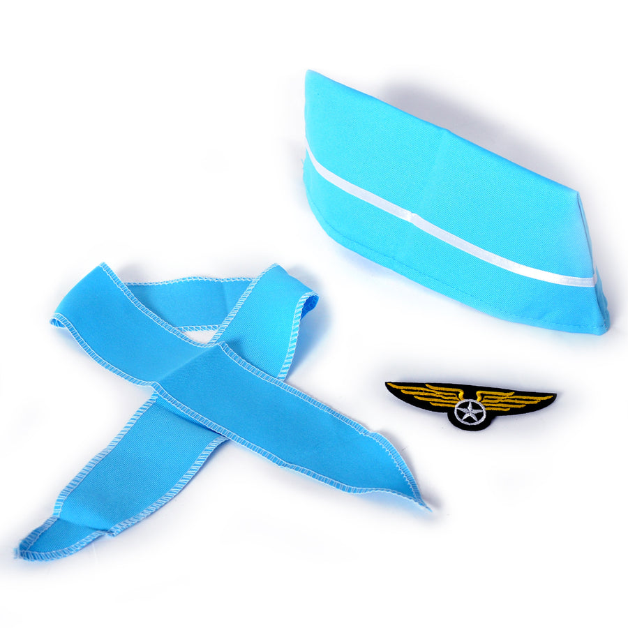 Flight Attendant Costume Accessory Set