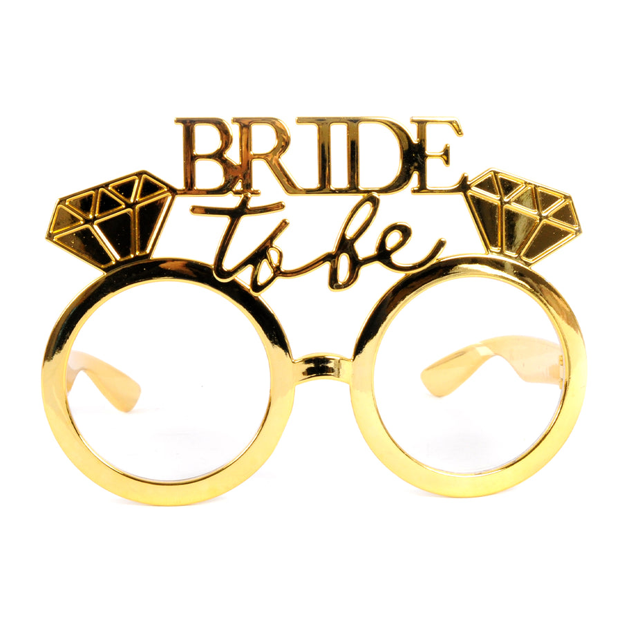 Bride To Be Party Glasses (Gold)