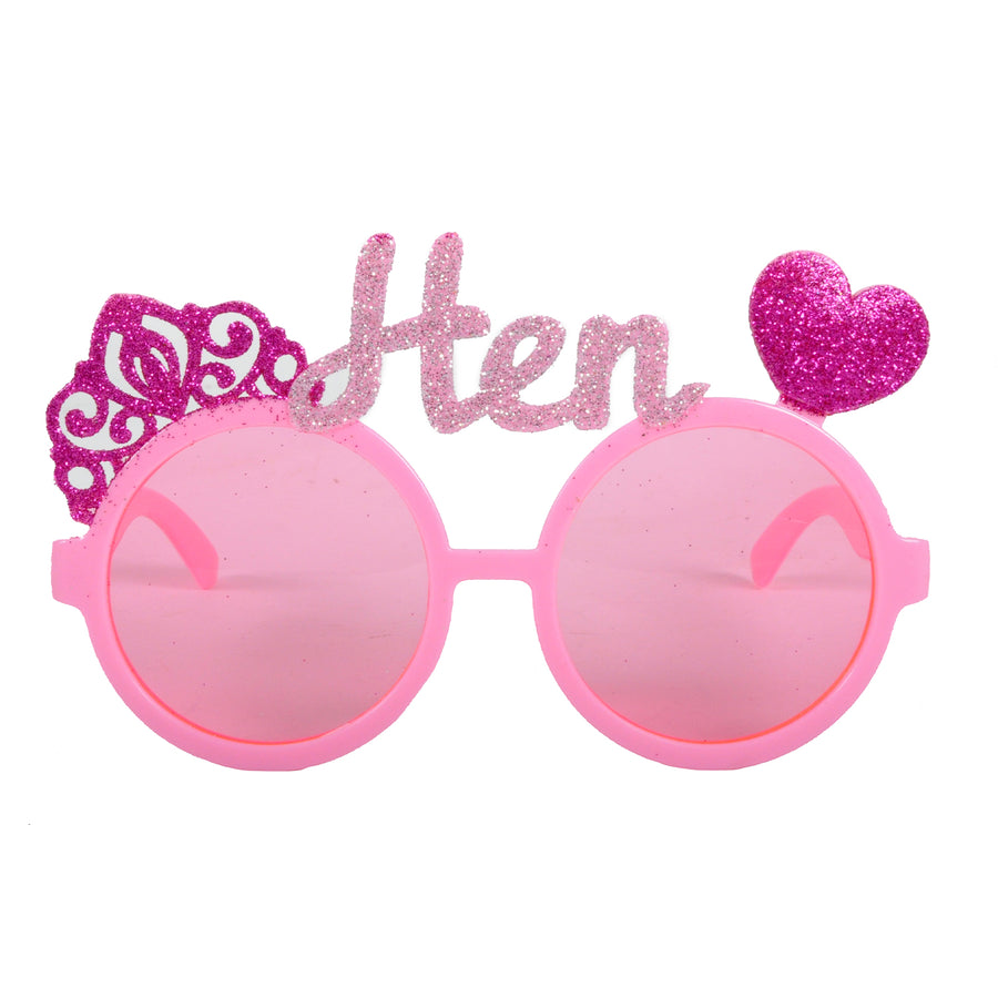 Glitter Hen Party Glasses