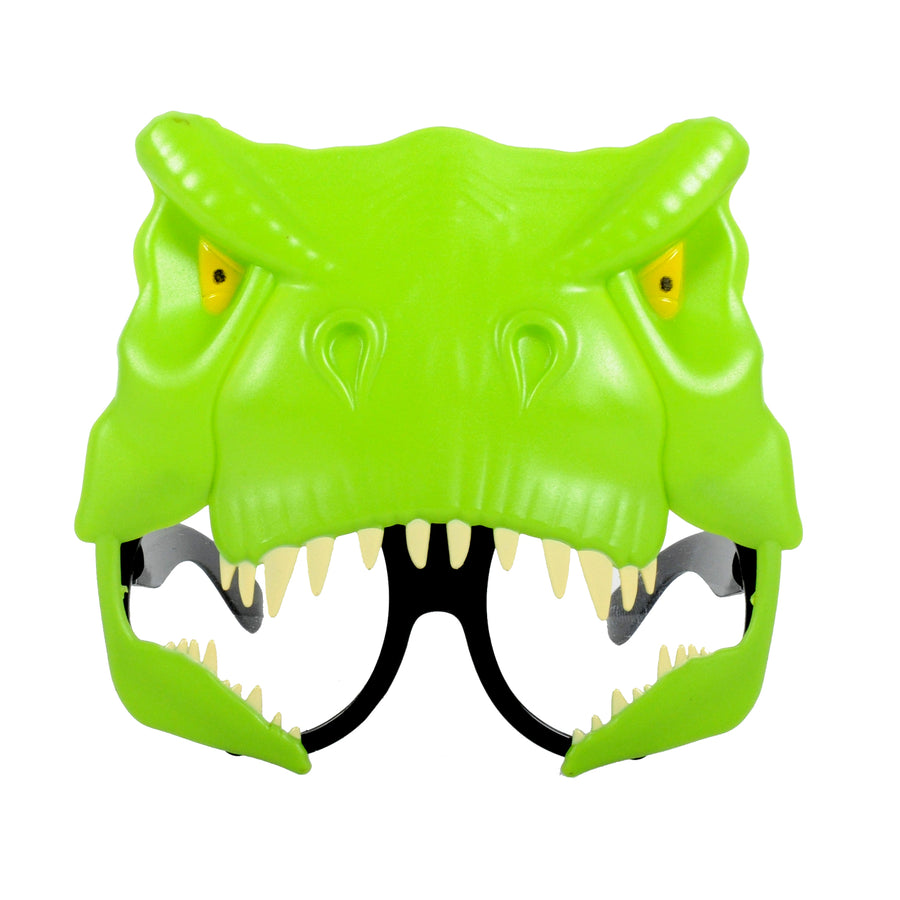 Green Dinosaur Party Glasses