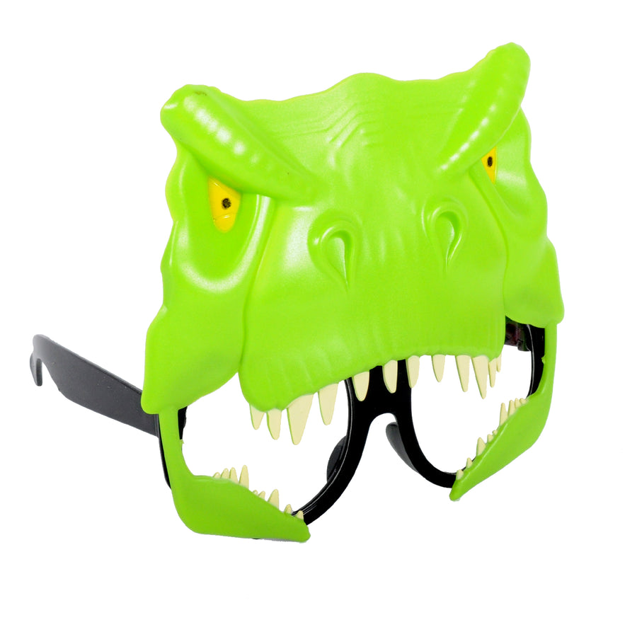 Green Dinosaur Party Glasses