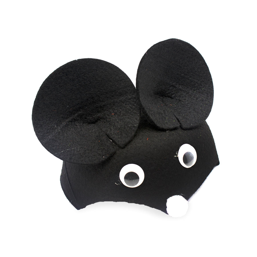 Animal Hat (Black Mouse)