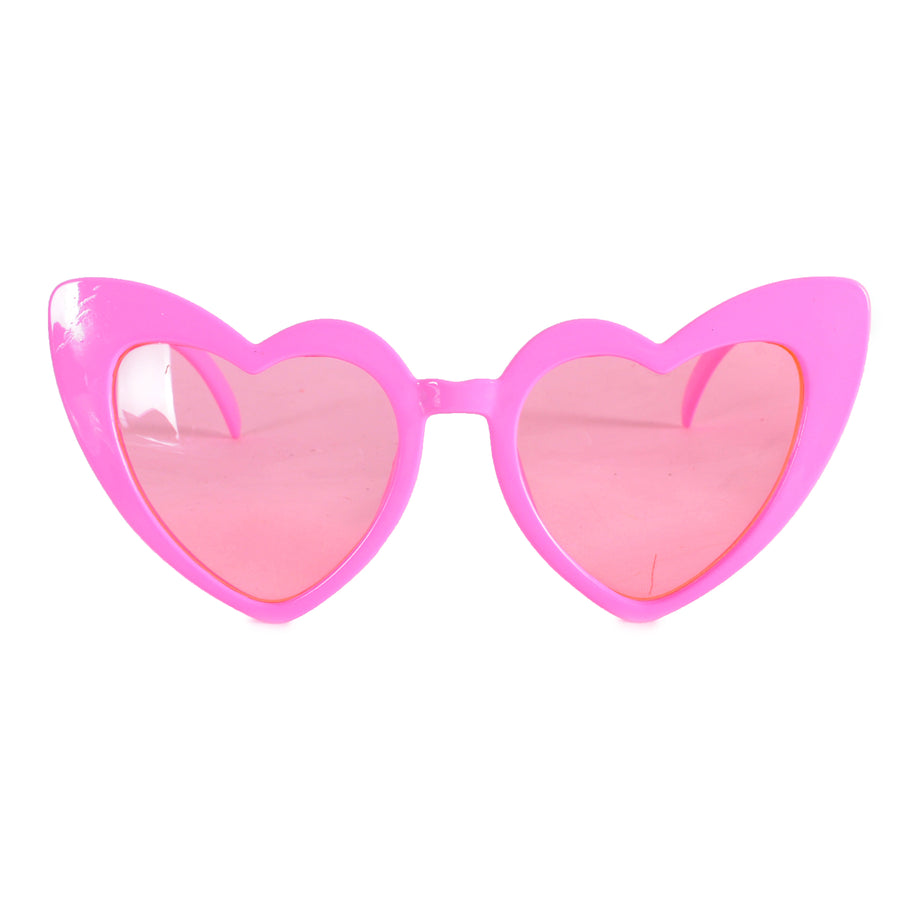 Pink Hearts Party Glasses