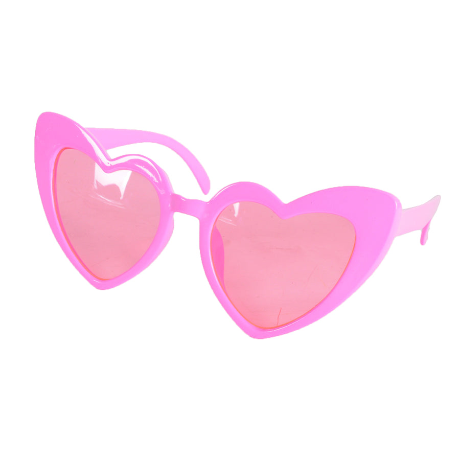 Pink Hearts Party Glasses