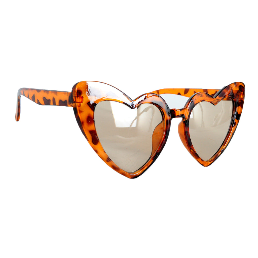 Leopard Hearts Party Glasses