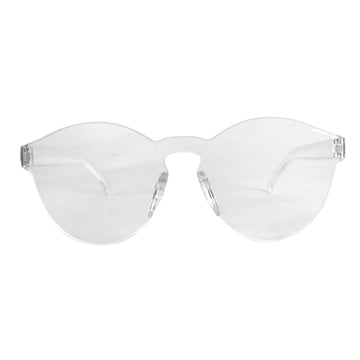 Perspex Wayfarer Party Glasses (Clear)