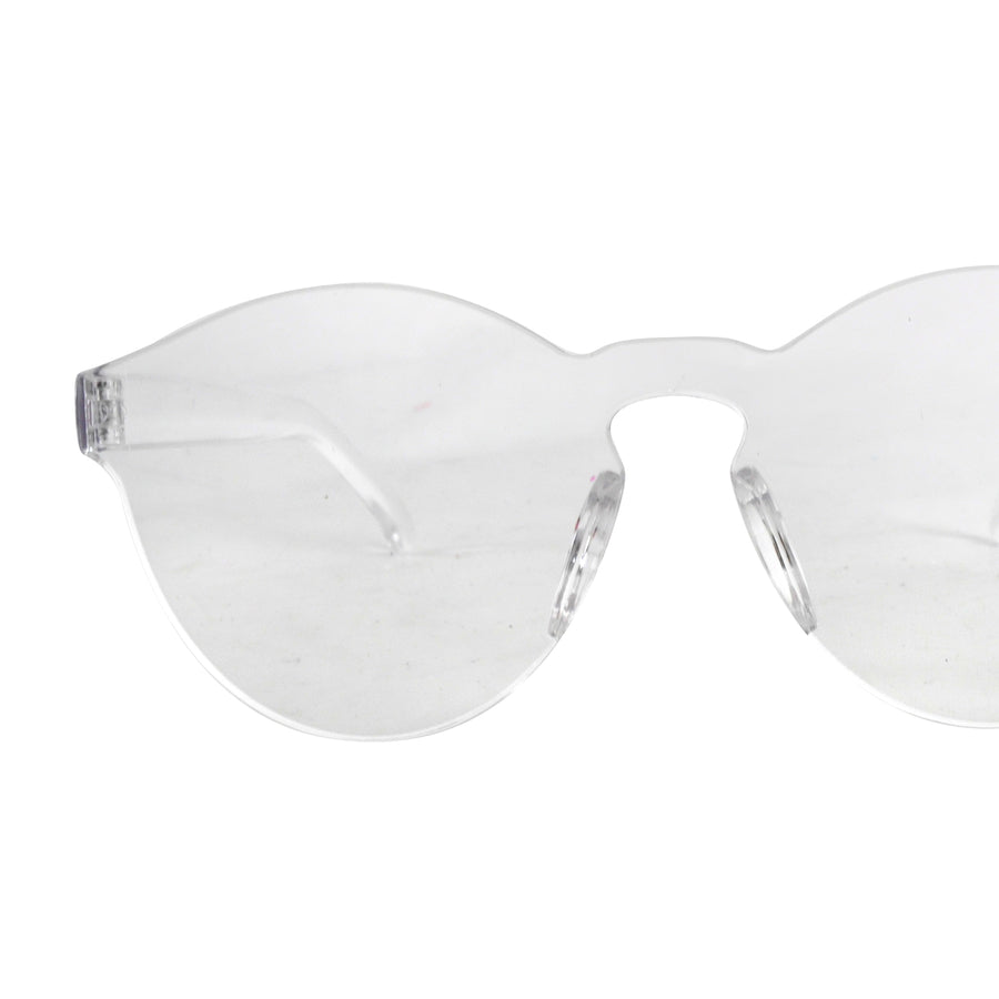 Perspex Wayfarer Party Glasses (Clear)