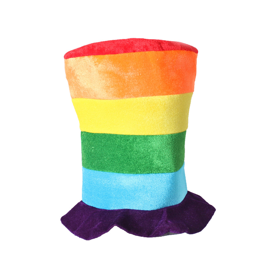 Rainbow Stripe Fabric Hat