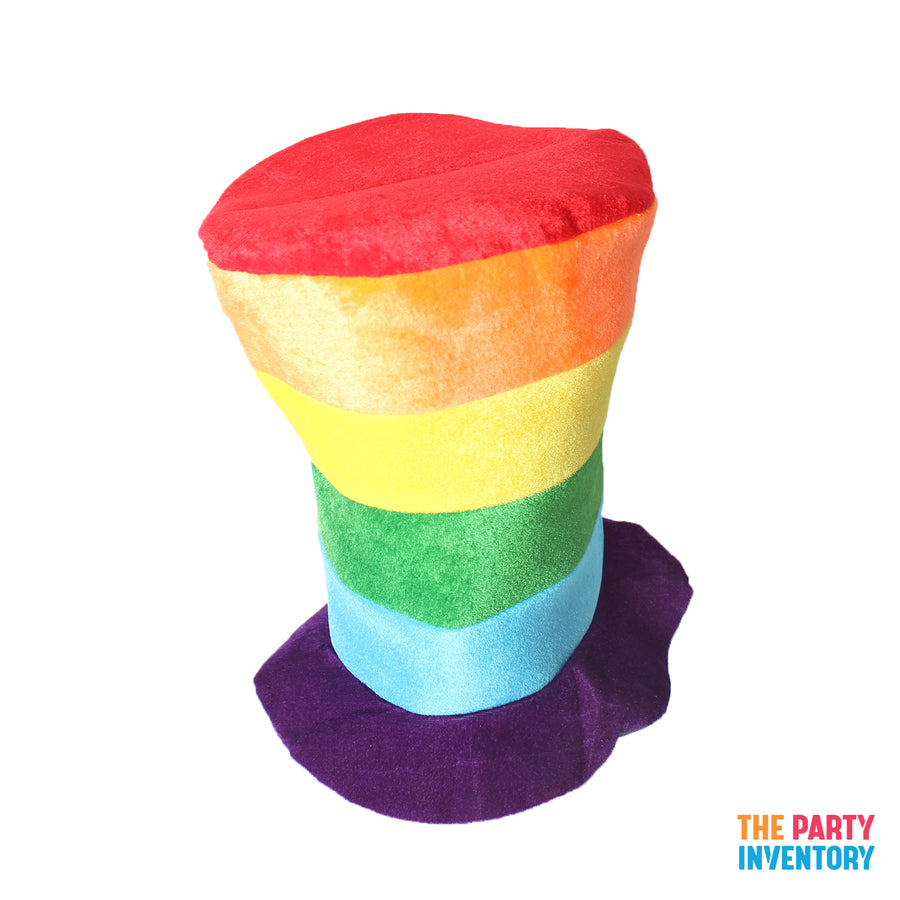 Rainbow Stripe Fabric Hat