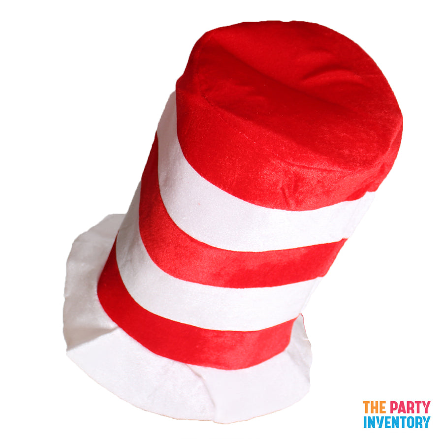 Red & White Stripe Character Hat