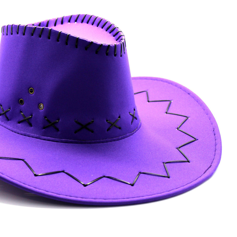 Fluro Purple Cowboy Hat