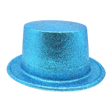 Glitter Top Hat (Light Blue)
