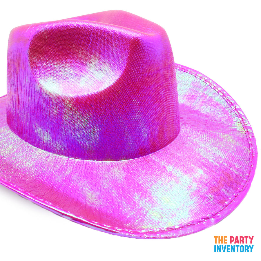 Hot Pink Metallic Cowboy Hat