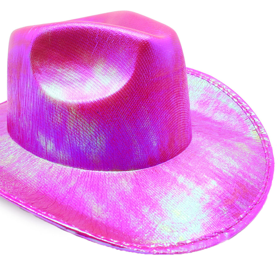 Hot Pink Metallic Cowboy Hat