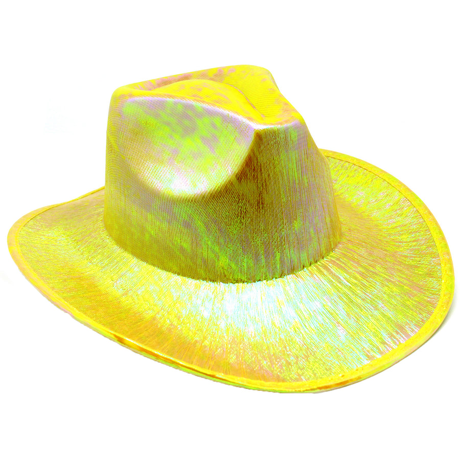 Yellow Metallic Cowboy Hat