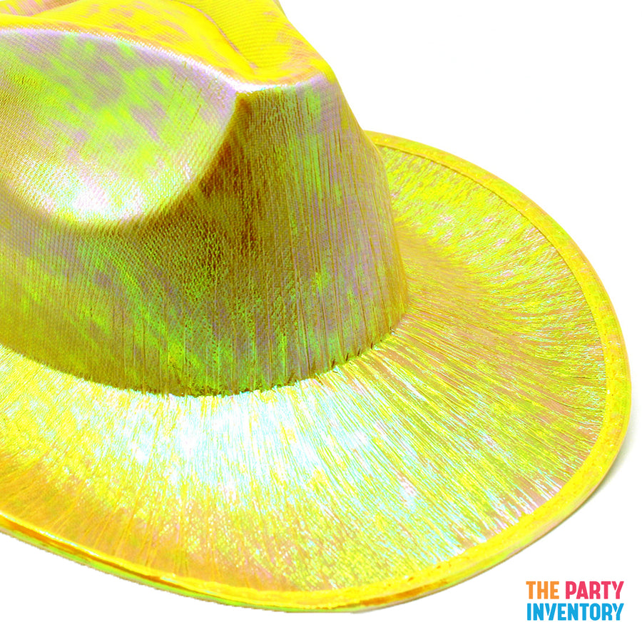 Yellow Metallic Cowboy Hat