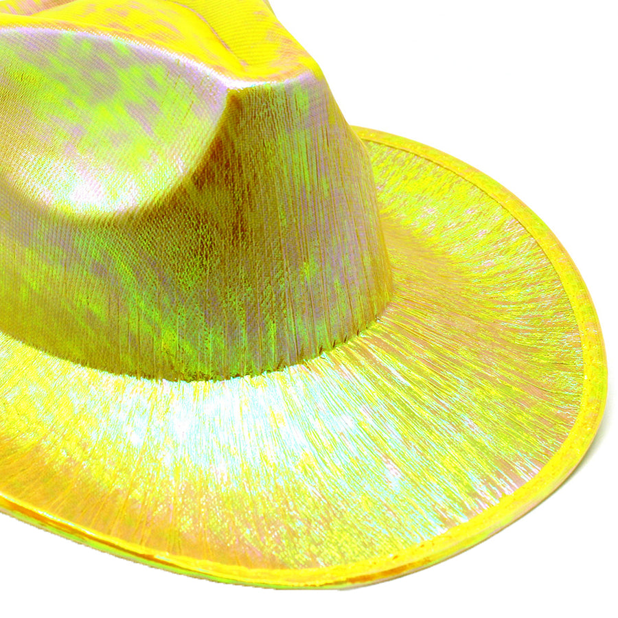 Yellow Metallic Cowboy Hat