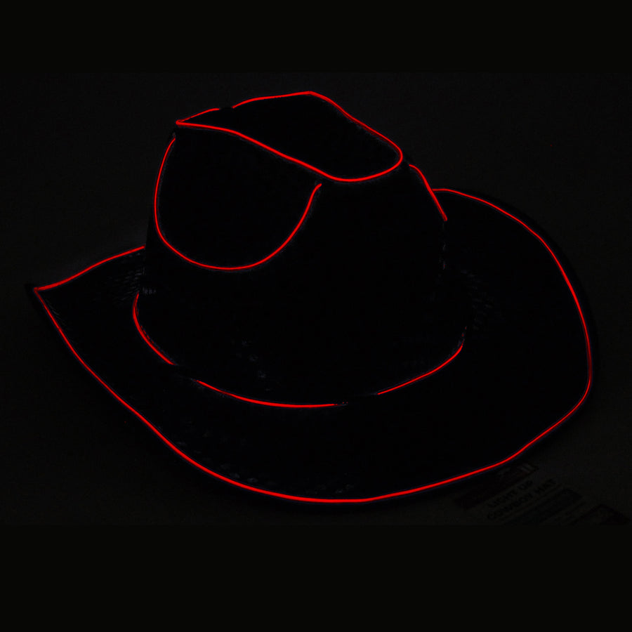 Red Sequin Cowboy Hat (Light Up)
