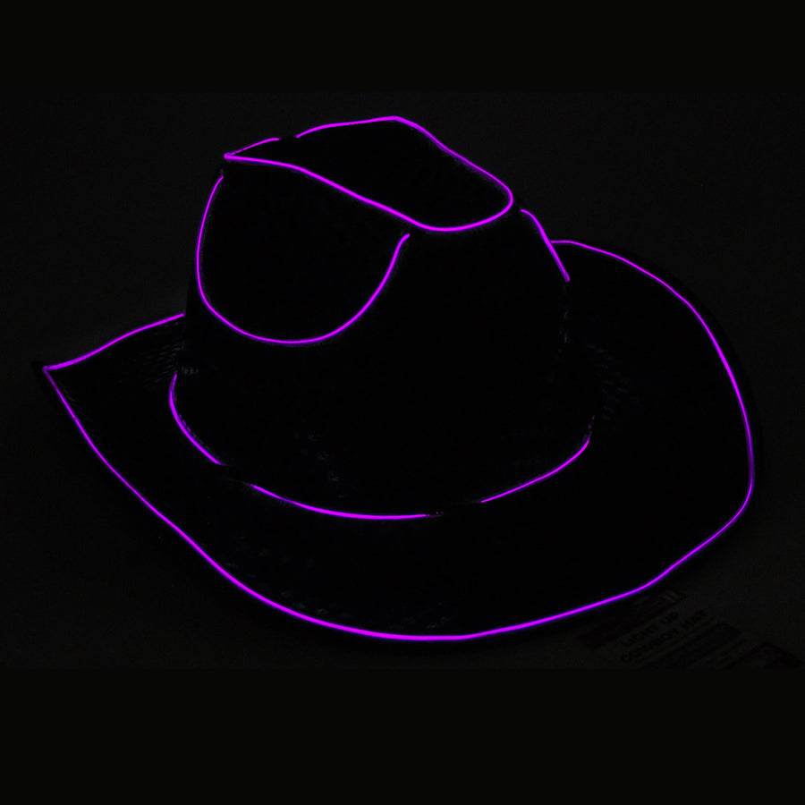 Purple Sequin Cowboy Hat (Light Up)