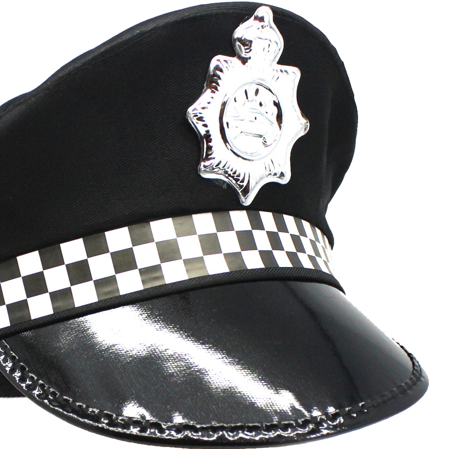 Police Officer Hat (Black)