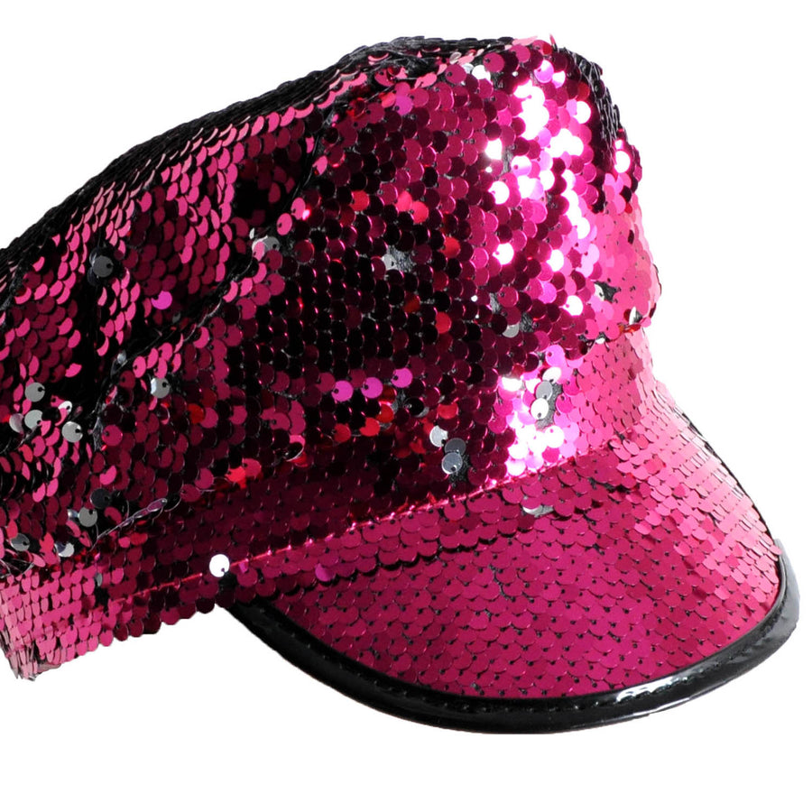 Pink Sequin Cap