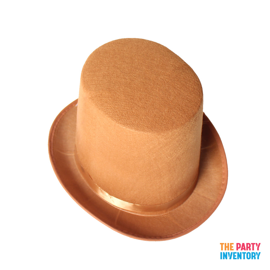 Brown Extra Tall Top Hat (20cm)