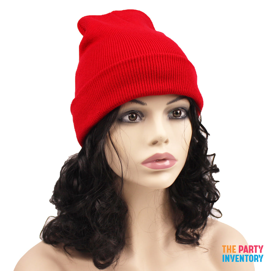 Plain Colour Beanie (Red)