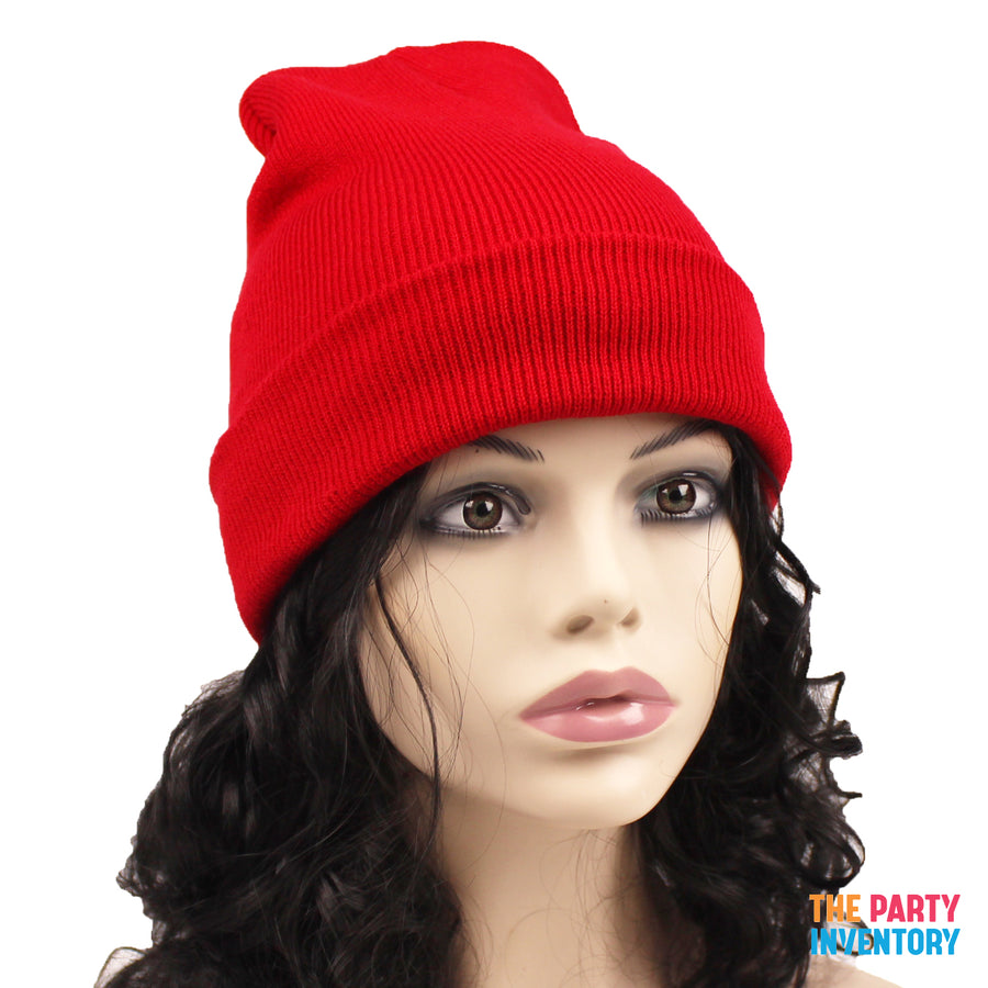 Plain Colour Beanie (Red)