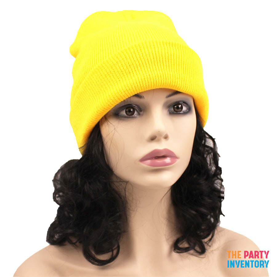 Plain Colour Beanie (Yellow)