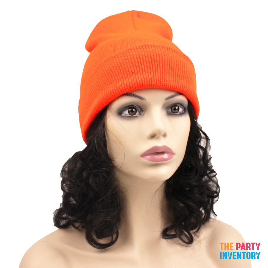 Plain Colour Beanie (Orange)