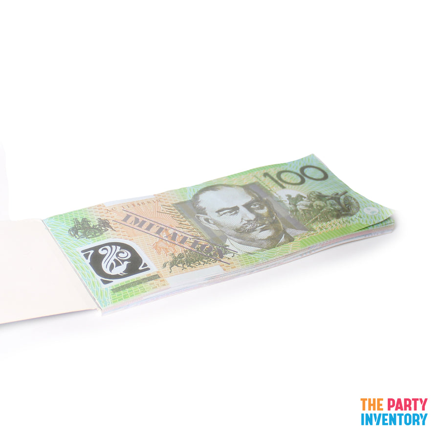 Souvenir Money Note Pads ($100)