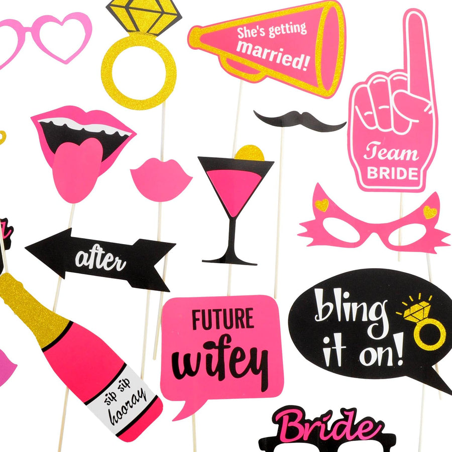 Bride To Be Hens Party Photo Prop Kit