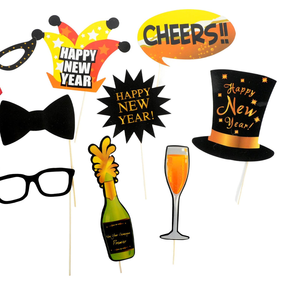 Happy New Year Photo Prop Kit