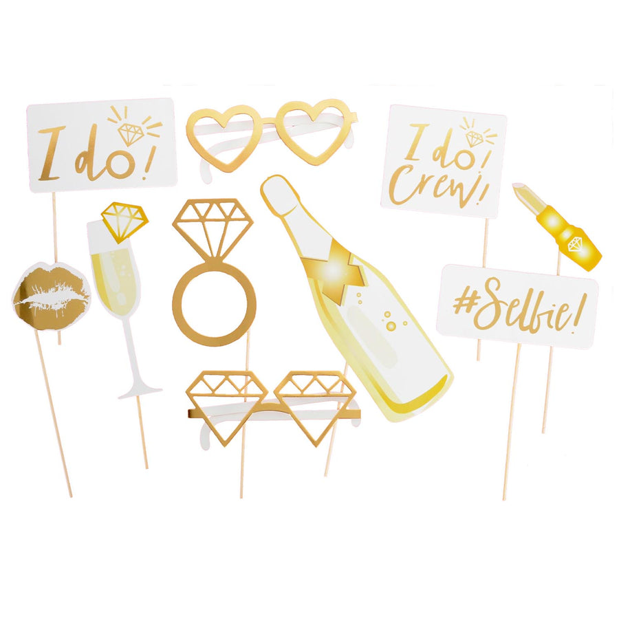 I Do Crew Hens Party Photo Prop Kit