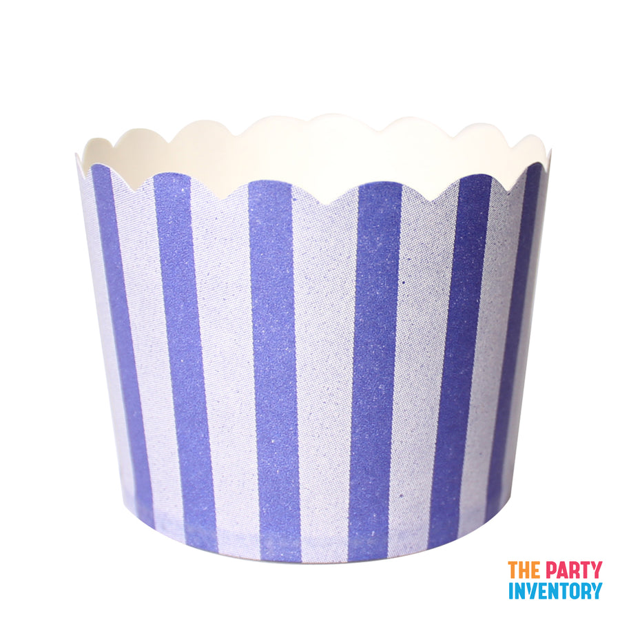 Purple Vertical Stripe Paper Cupcake Cups (25pk)