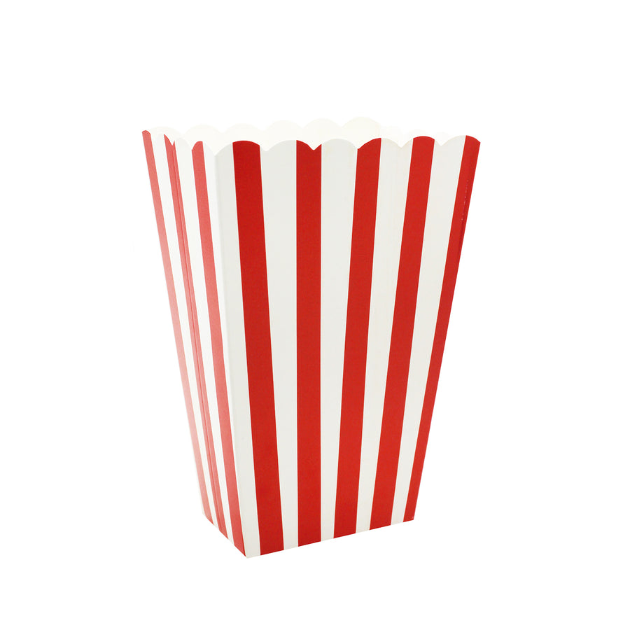 6pcs Popcorn Box (Red Stripe)