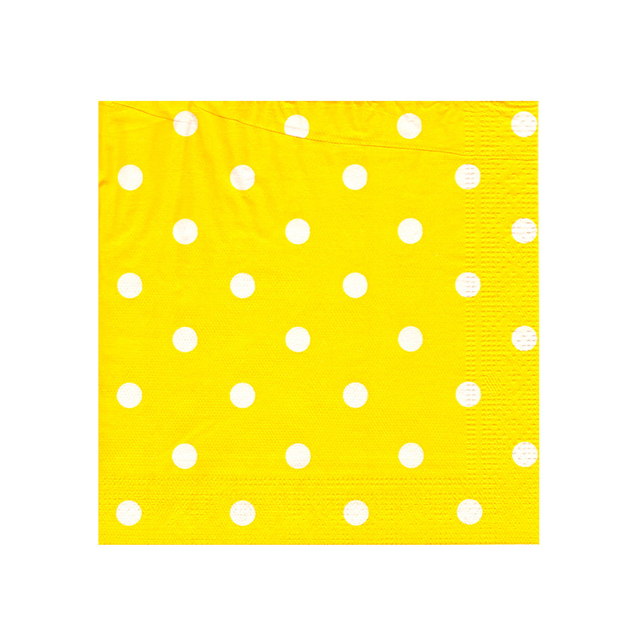 Polka Dot Napkins (Yellow)